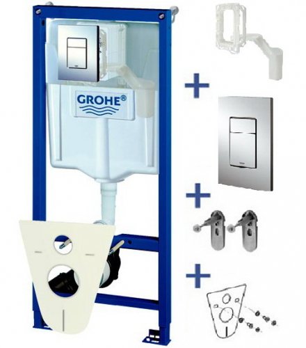 Инсталляция для подвесного унитаза Grohe Rapid SL Fresh 38827000