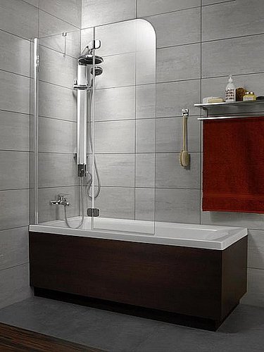 Шторка на ванну Radaway Torrenta PND 100 (201202-101NL) стекло прозрачное