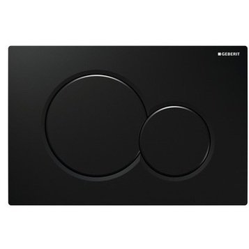 Смывная клавиша Geberit Sigma 01 (115.770.DW.5) (черный глянцевый)