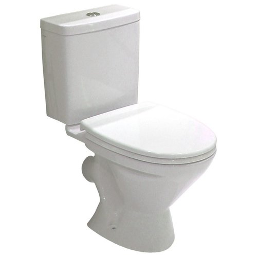 Унитаз напольный Santek Лига 1WH302141 (косой выпуск) с сиденьем