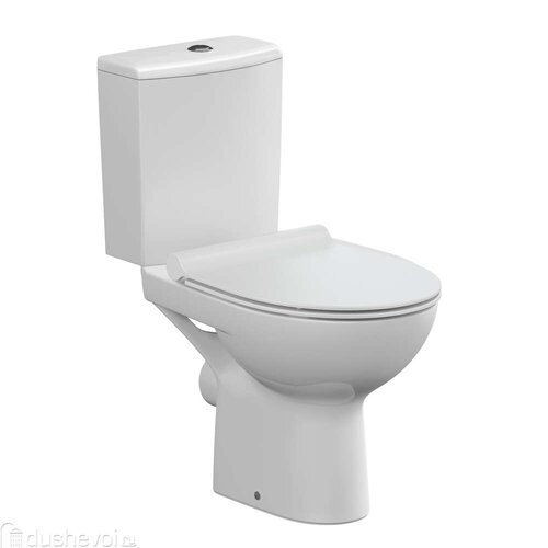 Унитаз напольный Cersanit Nature Clean On 011 3/5 DPL EO slim (65410) микролифт