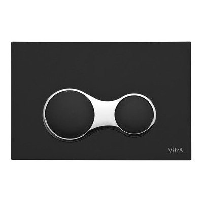 Смывная клавиша Vitra Sirius 740-0411 (черный матовый)