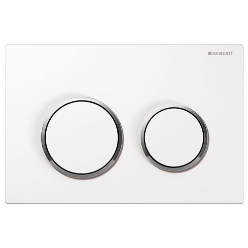 Смывная клавиша Geberit Omega 20 115.085.KJ.1 (белый/хром глянцевый)