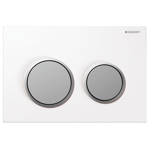 Смывная клавиша Geberit Omega 20 115.085.KL.1 (белый/хром матовый)