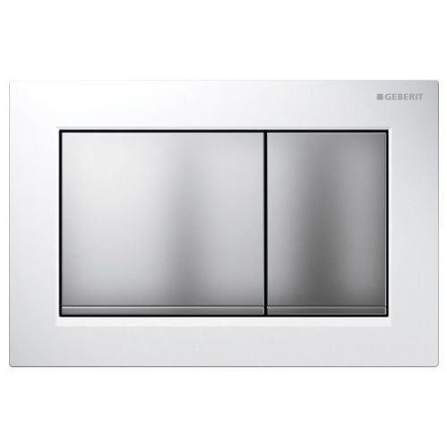 Смывная клавиша Geberit Omega 30 115.080.KL.1 (белый/хром матовый)