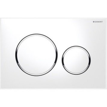 Смывная клавиша Geberit Sigma 20 115.882.KJ.1 (белый/хром глянцевый)