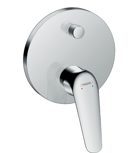 Смеситель для ванны Hansgrohe Novus 71045000S со скрытой частью (71045000+01800180)