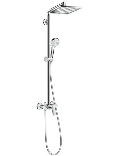 Душевая система Hansgrohe Crometta E 240 1jet Showerpipe 27284000 (240 мм)