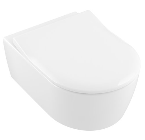 Унитаз подвесной Villeroy & Boch Avento Directflush SlimSeat 5656RSR1 с микролифтом