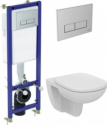 Инсталляция Ideal Standard (W990101) в комплекте с унитазом Tempo микролифт