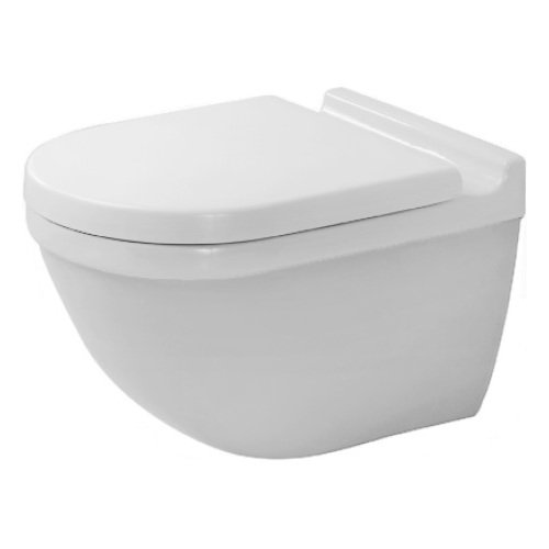 Унитаз подвесной Duravit Starck 3 Rimless (45270900A1) безободковый с микролифтом