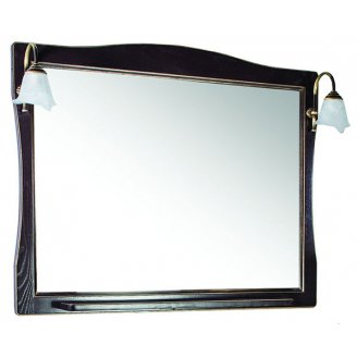 Зеркало АСБ Мебель Модена 105 черное