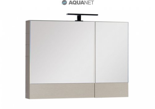 Зеркало со Aquanet Нота 90 камерино светлый дуб