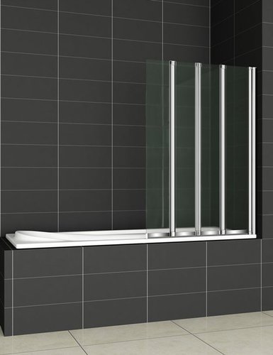 Шторка на ванну Cezares Pratico V-4-100/140-P-Cr-L(-R)