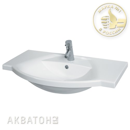 Раковина Акватон Лацио 85 см белая