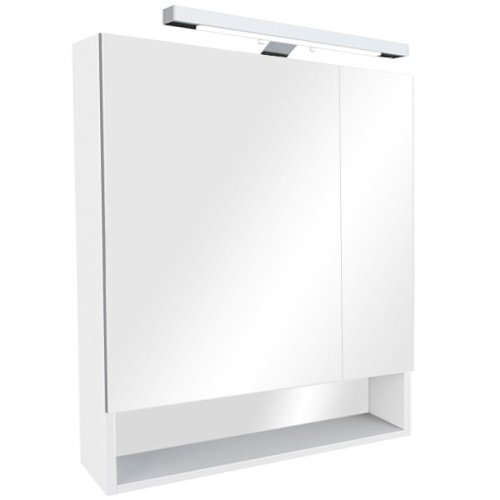 Зеркальный шкаф Roca Gap ZRU9302886 (70 см) белый глянцевый