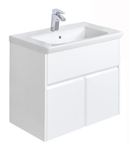 Тумба под раковину Roca Up (ZRU9303012) (80 см) белый глянец