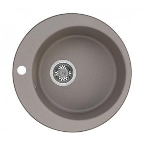 Кухонная мойка Акватон Иверия 1A711032IV250 (серый шёлк)
