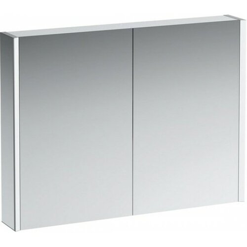 Зеркальный шкаф Laufen Frame25 4.0860.3.900.144.1 (100см) с подсветкой, корпус алюминий