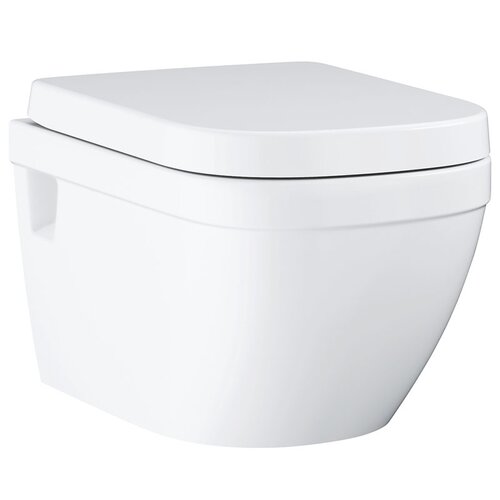 Чаша подвесного унитаза Grohe Euro Ceramic 39538000 безободковая