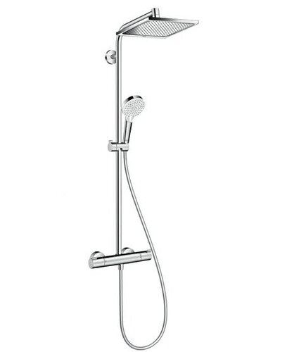 Душевая система Hansgrohe Crometta E 240 1jet Showerpipe 27271000 (240 мм)