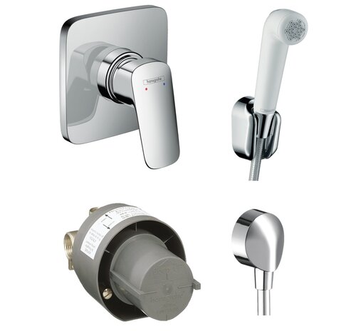 Гигиенический набор Hansgrohe SetLogisG (71604000+13620180+27454000+32127000)