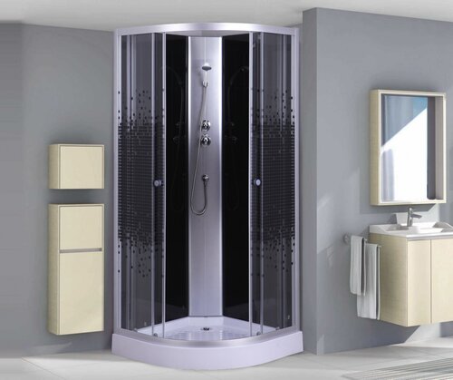 Душевая кабина Niagara NG 4501-08BK (90х90) без крыши