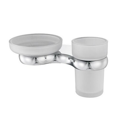 Держатель стакана и мыльницы Wasserkraft Berkel К-6800 (K-6826) настенный