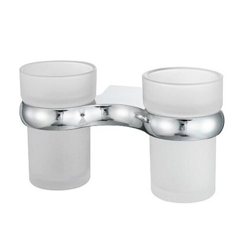 Стакан Wasserkraft Berkel К-6800 (K-6828D) (двойной) с настенным держателем