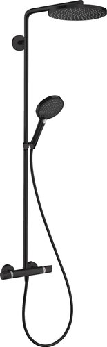 Душевая система Hansgrohe Raindance Select S Showerpipe 240 1 jet (27633670) чёрный матовый