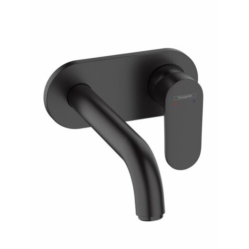 Смеситель для раковины Hansgrohe Vernis Blend (71576670) настенный, матовый черный