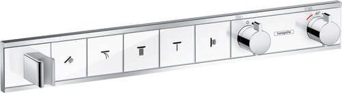 Термостатический смеситель для душа Hansgrohe RainSelect (15358400) белый хром
