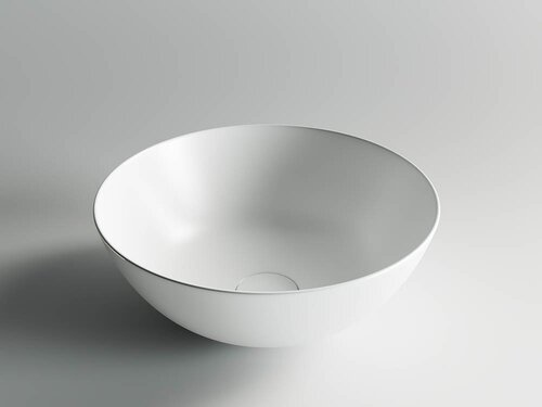 Раковина накладная Ceramicanova Element CN6003 Белый Матовый (358*358*155мм)