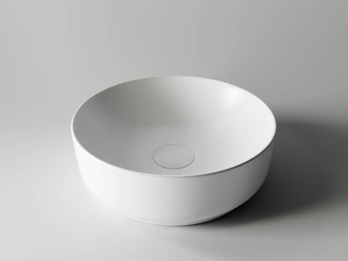 Раковина накладная Ceramicanova Element CN6006 Белый Матовый (355*355*125мм)