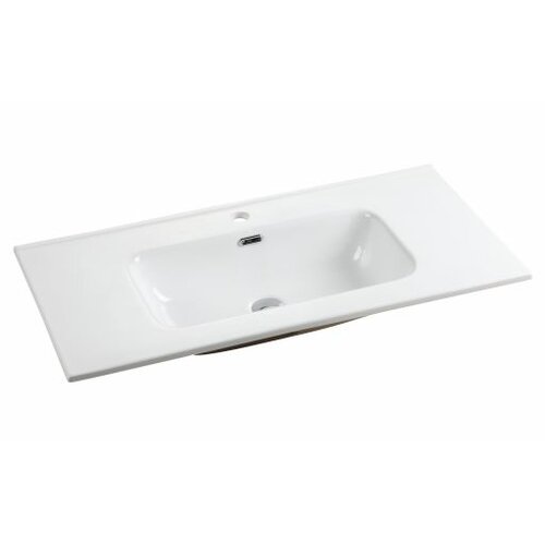 Раковина Ceramicanova Element (CN7002) 91 см, накладная,белая