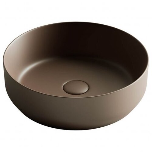 Раковина накладная Ceramicanova Element (CN6022MDB) 39 см, темно-коричневый матовый