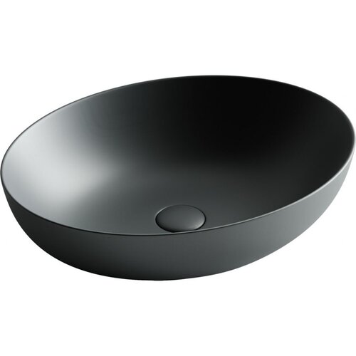 Раковина накладная Ceramicanova Element (CN6017MDH) 52 см, темный антрацит матовый