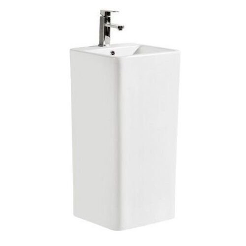 Раковина напольная CeramaLux N (P7004L) (40*40*82 см) белая