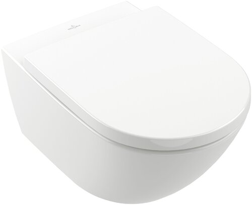 Унитаз подвесной Villeroy & Boch Subway 3.0 TwistFlush (4670TS01) безободковый с микролифтом