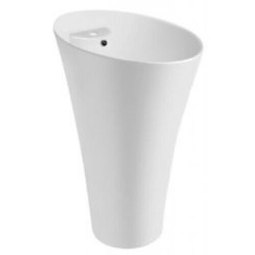 Раковина напольная CeramaLux N (WK8100-1) (45*45*95 см) белая
