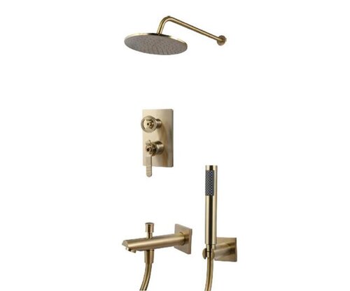 Душевая система Bronze de Luxe 1760 S Loft (6630CG) матовое золото