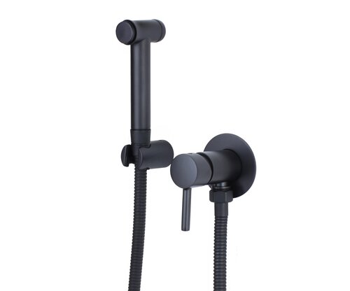 Гигиенический душ Bronze de Luxe Scandi (14512B) чёрный матовый