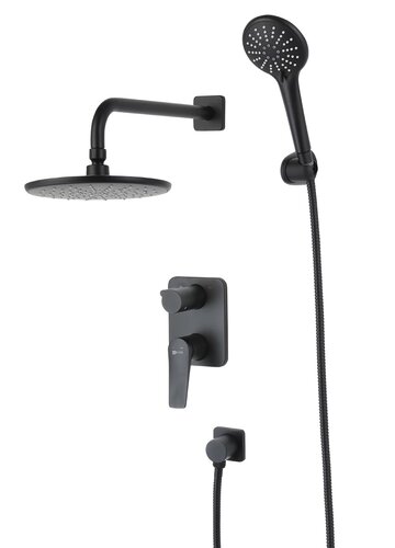 Душевая система Lemark Bronx (LM3729BL) черная