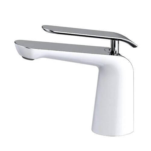 Смеситель для раковины Timo Olivia (3261/00F chrome white) белый,хром