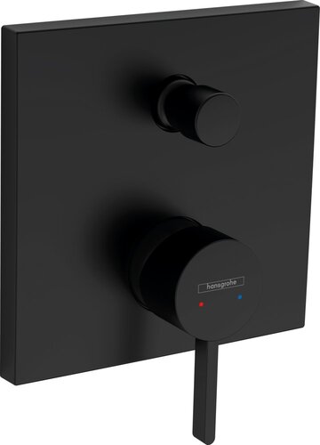Смеситель для душа Hansgrohe Finoris (76415670) (внешняя часть), матовый черный