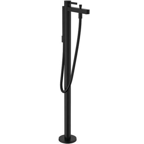 Смеситель для ванны Hansgrohe Finoris (76445670) напольный, черный матовый