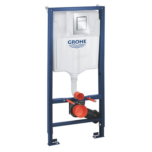 Инсталляция для подвесного унитаза Grohe Rapid SL (39501000) (комплект 3 в 1) уменьшенная клавиша