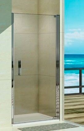 Душевой дверь Welt Wasser WW600 WW 600K1-80 (80x185) профиль хром/прозрачное стекло