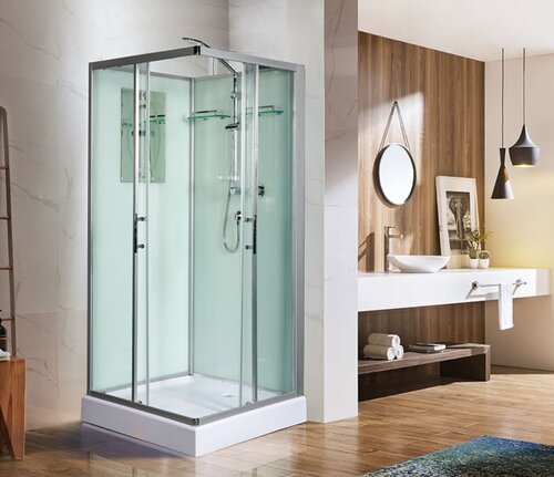 Душевая кабина Welt Wasser Laine 1001 (100х100) без купола