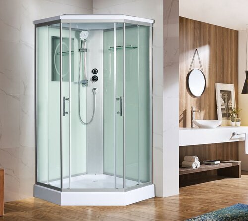 Душевая кабина Welt Wasser WW500 Nesse 1002 (100х100)